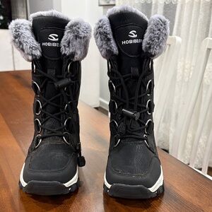 HobieBear Kids Black Winter Boots
